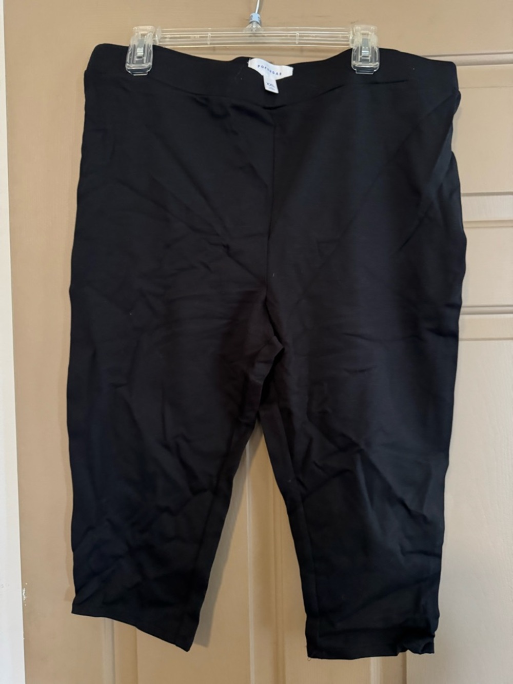 POPSUGAR Black High-Rise Stretch Pants